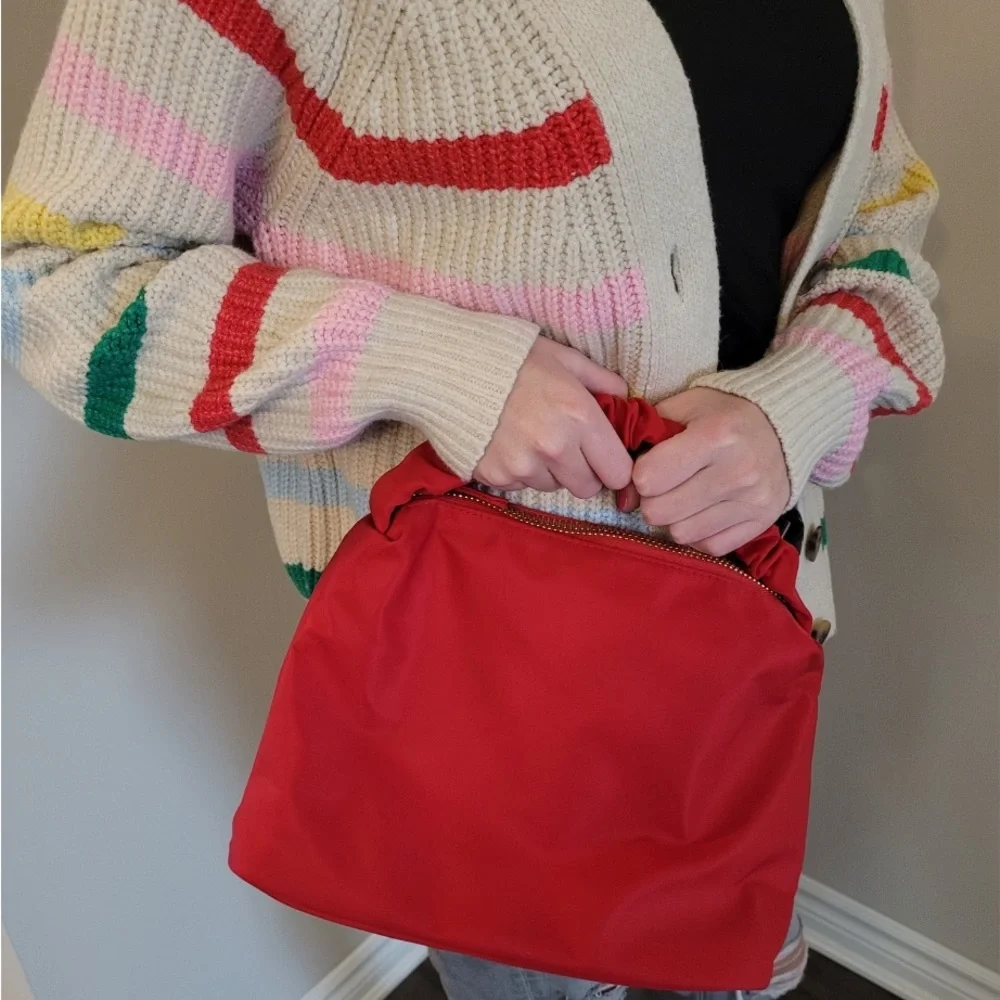 Stoney Clover Lane scrunch bag ruby - Picture 11 of 12